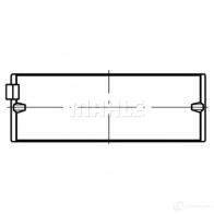 Вкладыши коренные MAHLE ORIGINAL 001 HL 10267 000 4009026522936 4 XAOS3 2342446 - Изображение 1