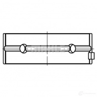 Вкладыши коренные MAHLE ORIGINAL 2342458 001 HL 19810 000 4009026583548 H0E1 QY
