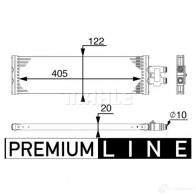Масляный радиатор АКПП MAHLE ORIGINAL CLC 64 000P V6 0D2 1437987679 - Изображение 2