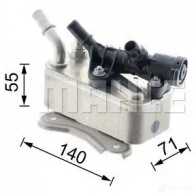 Масляный радиатор АКПП MAHLE ORIGINAL CLC 225 000P 1437987772 RZ6 OP - Изображение 6