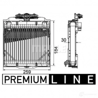 Масляный радиатор АКПП MAHLE ORIGINAL 1437987787 CLC 102 000P DY NLO - Изображение 2