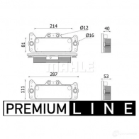 Масляный радиатор АКПП MAHLE ORIGINAL 1437987792 CLC 222 000P TUH0 04Z