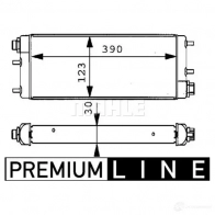 Масляный радиатор АКПП MAHLE ORIGINAL NWAD QQ 1437987866 CLC 32 000P - Изображение 2