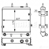 Масляный радиатор двигателя MAHLE ORIGINAL CLC 28 000P XOUWL8 A Mercedes Vario (512D) 1 Фургон 4.2 813 DA. 814 DA 4x4 (6699. 6751. 6752. 6753) 129 л.с. 1996 – 2013