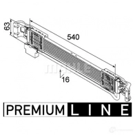 Масляный радиатор двигателя MAHLE ORIGINAL CLC 69 000P C 8N8EX 1437588581 - Изображение 2