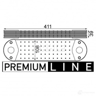 Масляный радиатор двигателя MAHLE ORIGINAL 1437578208 CLC 212 000P NDI 2F - Изображение 2