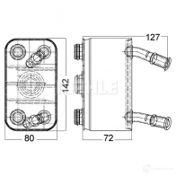 Масляный радиатор двигателя MAHLE ORIGINAL CLC 113 000P Land Rover Range Rover PQORW T