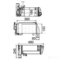 Масляный радиатор ретарды MAHLE ORIGINAL 1437626513 CLC 143 000P MH2 0X - Изображение 1