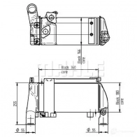 Масляный радиатор ретарды MAHLE ORIGINAL 15 UDFH5 CLC 147 000P 1437626527 - Изображение 2