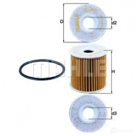 Масляный фильтр MAHLE ORIGINAL OX 346D ECO OX 346D 76832208 2359852 - Изображение 6