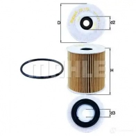 Масляный фильтр MAHLE ORIGINAL 2359812 OX 175D ECO OX 175D 78486011 - Изображение 7