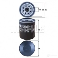 Масляный фильтр MAHLE ORIGINAL OC 237/1 2359550 0VFNT 798241 45 - Изображение 5