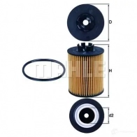 Масляный фильтр MAHLE ORIGINAL 2K2L3Z4 1194164516 OX 173/2D 723811 30 - Изображение 3