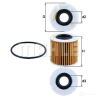 Масляный фильтр MAHLE ORIGINAL 70513623 2359908 OX 414D2 ECO OX 414D2 - Изображение 5