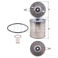 Масляный фильтр MAHLE ORIGINAL PLZ1B9N 77 769060 OX 1D 2359829 - Изображение 5