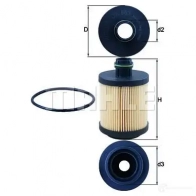 Масляный фильтр MAHLE ORIGINAL 2359935 70379547 OX 553D ECO OX 553D - Изображение 2