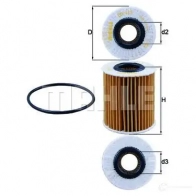 Масляный фильтр MAHLE ORIGINAL OX 413D2 70513381 OX 413D2 ECO 2359906 - Изображение 5