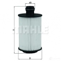 Масляный фильтр MAHLE ORIGINAL OX 1012D 2359744 72348840 OX 1012D ECO - Изображение 6