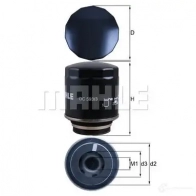 Фильтр масляный MAHLE ORIGINAL LRYTX 705714 56 OC593/3 2359682 - Изображение 5