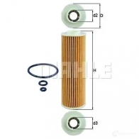 Масляный фильтр MAHLE ORIGINAL OX 183/5D1 ECO OX 183/5D1 70584964 2359819 - Изображение 5