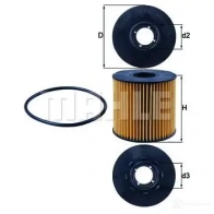 Масляный фильтр MAHLE ORIGINAL OX 210D ECO 76543615 OX 210D 2359835 - Изображение 4