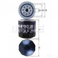 Масляный фильтр MAHLE ORIGINAL 720 03739 OC 28 2359577 Y3WZH3 - Изображение 6