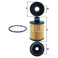 Масляный фильтр MAHLE ORIGINAL OX 559D 70387358 OX 559D ECO 2359940 - Изображение 7