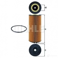Масляный фильтр MAHLE ORIGINAL 2360007 OX 987D OX 987D ECO 72340690