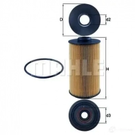 Масляный фильтр MAHLE ORIGINAL OX 152/1D ECO OX 152/1D 2359783 78504409 - Изображение 5