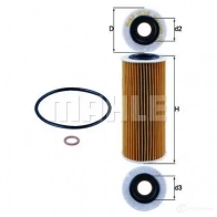 Масляный фильтр MAHLE ORIGINAL OX 368D1 ECO 2359871 OX 368D1 70317060 - Изображение 4