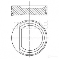 Поршень MAHLE ORIGINAL 010 29 01 GSAF PL 4009026890981 2345010