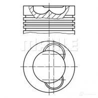 Поршень MAHLE ORIGINAL 56 01518 0W 2353808 P273VG 227 37 10