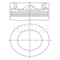 Поршень MAHLE ORIGINAL 2344898 009 99 00 S49Q6 56 13778 0