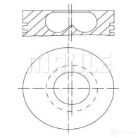 Поршень MAHLE ORIGINAL RJ2XGC 009 50 01 59 83148 C Renault Master 2 (FD, JD, ED) 1997 – 2010