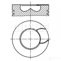Поршень MAHLE ORIGINAL 56 13048 0 2353608 YPHLEBM 213 70 00
