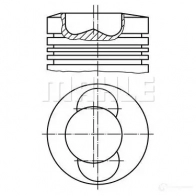 Поршень MAHLE ORIGINAL 53 34158 0 099 33 00 53 34158 2 2350342