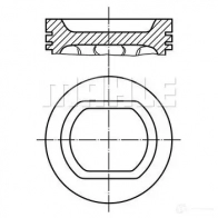 Поршень MAHLE ORIGINAL MQ7BI1Z 2346086 56 09618 0 0216100