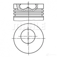 Поршень MAHLE ORIGINAL G4DCF 59 83048 C Fiat Ducato (230) 1 Автобус 2.5 TD 4x4 116 л.с. 1994 – 2001 009 07 01