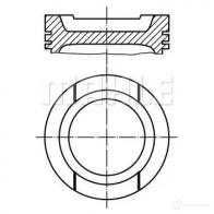 Поршень MAHLE ORIGINAL 033 01 00 T9J0T4K 56 04808 0 2347650