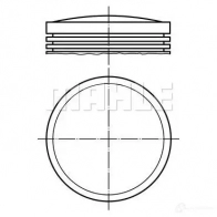 Поршень MAHLE ORIGINAL 003 01 00 56 11688 0 THBEXVI 2343388