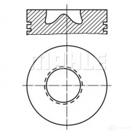 Поршень MAHLE ORIGINAL 4ZT26S 003 02 30 56 12458 0Y 2343397