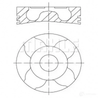 Поршень MAHLE ORIGINAL Opel Corsa (C) 3 Хэтчбек 1.7 CDTI (F08. F68) 100 л.с. 2003 – 2009 56 14878 0 T58EZ 012 31 01