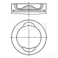 Поршень MAHLE ORIGINAL 029 98 00 Volkswagen Golf 3 (1H5) Универсал GM6TON1 56 01808 0