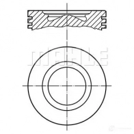 Поршень MAHLE ORIGINAL AWR QCH 2344154 4009026960646 007 PI 00102 000