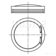 Поршень MAHLE ORIGINAL 1423551887 0026701 SZ 396Q 4009026517604