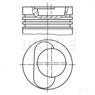 Поршень MAHLE ORIGINAL 56 05998 0 Fiat Tempra (159) 2 Универсал 1.9 TD (159.AI. 159.BI. 159.CU. 159.AU) 90 л.с. 1991 – 1995 ENK80T 0087901