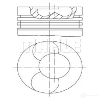 Поршень MAHLE ORIGINAL 229 07 00 8L2D O 4009026767986 2354341