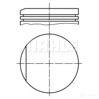 Комплект поршневых колец MAHLE ORIGINAL 2348600 E21YY8 039 02 G0 41 83686 0U - Изображение 3