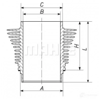 Поршневые кольца, комплект MAHLE ORIGINAL 01417n1 40 4281 1 1 47 90060 1 2345652 - Изображение 2