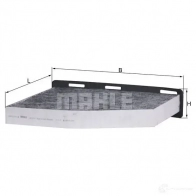 Салонный фильтр MAHLE ORIGINAL 2356490 76833032 LA 181/1 LAK 181/1 - Изображение 5